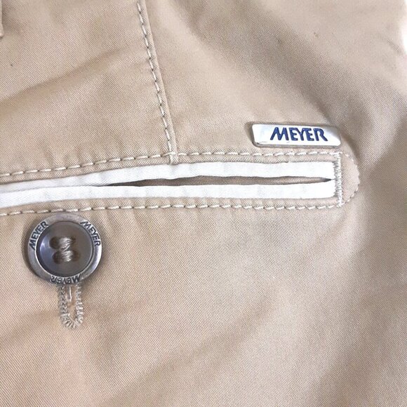 Mens Shorts US XL Chino Casual Tan Beige Cotton Blend Pockets 38 in Waist - Picture 3 of 6